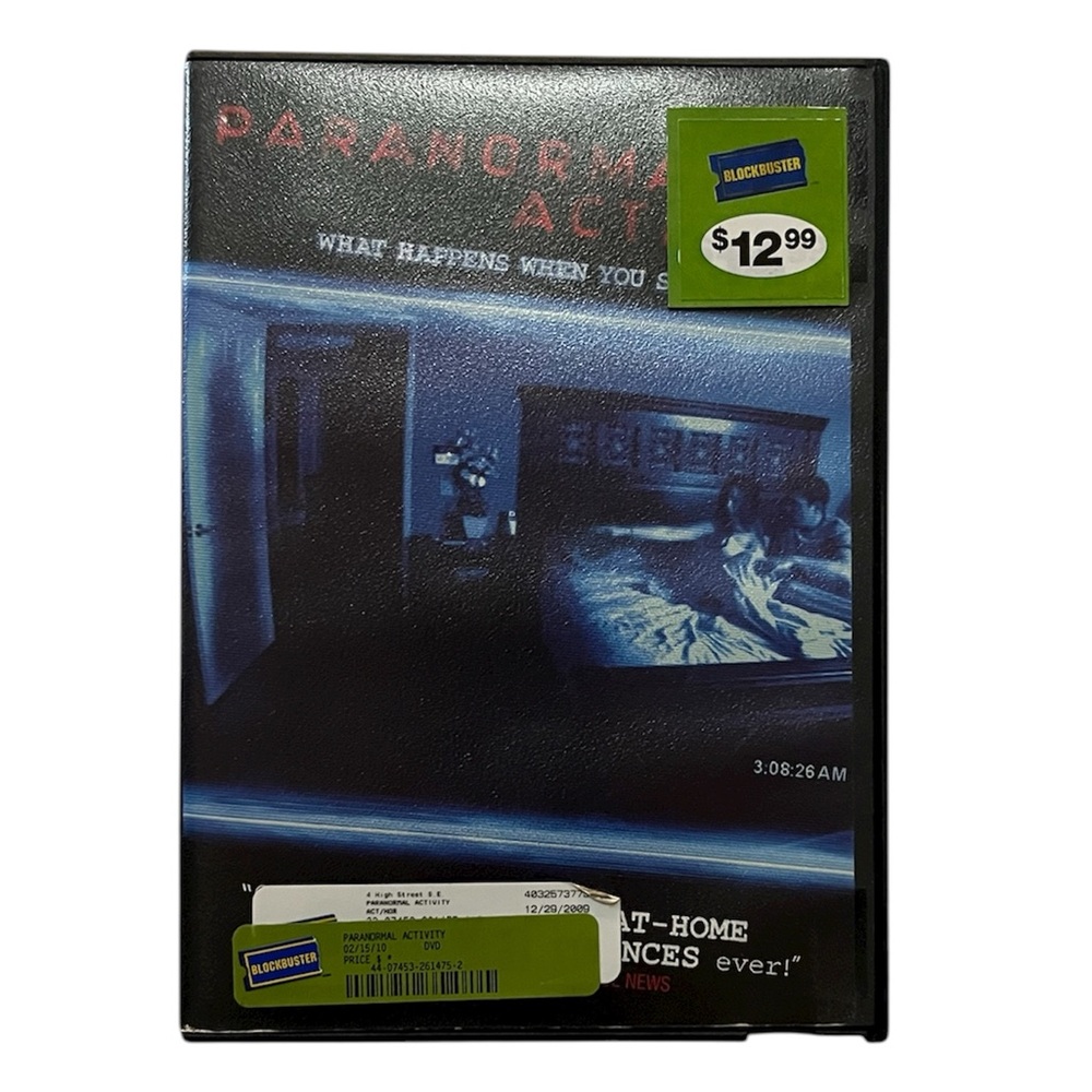 👻4/$20 Paranormal Activity DVD Horror Movie Blockbuster